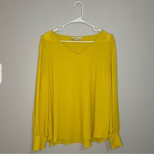 LOFT Women’s Yellow Blouse L